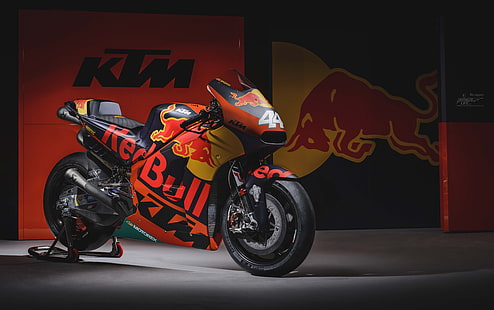MotoGP bike, Race bike, KTM RC16, 2017, HD wallpaper HD wallpaper