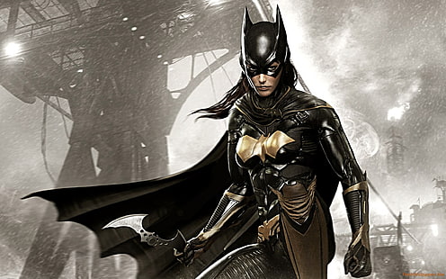 Papel de parede digital de Mulher-Gato, Batman, Batman: Arkham Knight, HD papel de parede HD wallpaper
