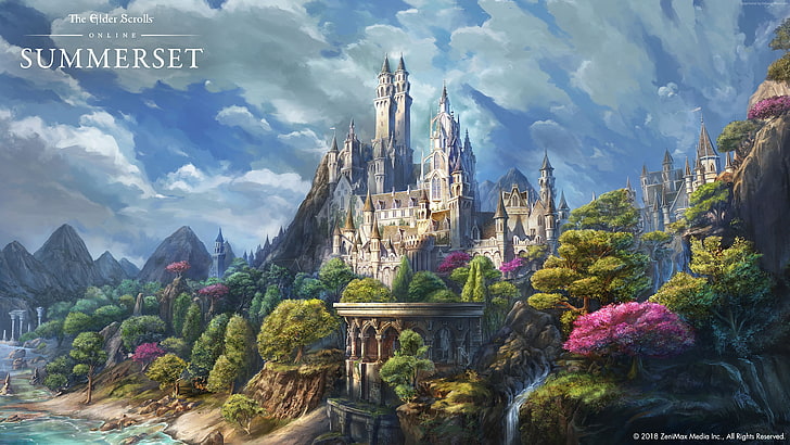 The Elder Scrolls Online: Summerset, 4K, póster, Fondo de pantalla HD
