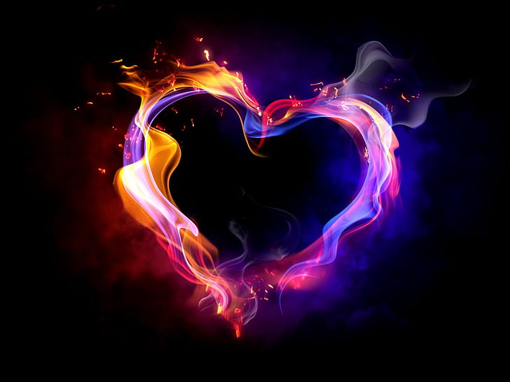 Heart, Love, Romance, Dark Background, Feelings, heart, love, romance, dark  background, HD wallpaper | Wallpaperbetter