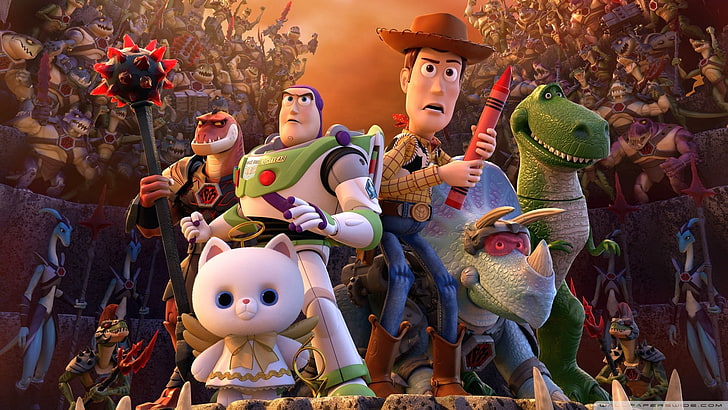 Toy Story, TV, Christmas, toys, HD wallpaper