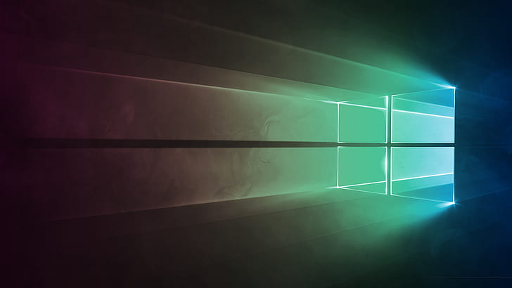 Windows 10, Microsoft Windows, logotipo, arte digital, Fondo de pantalla HD