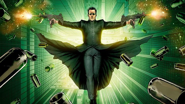The Matrix, Neo (La matrice), Fond d'écran HD
