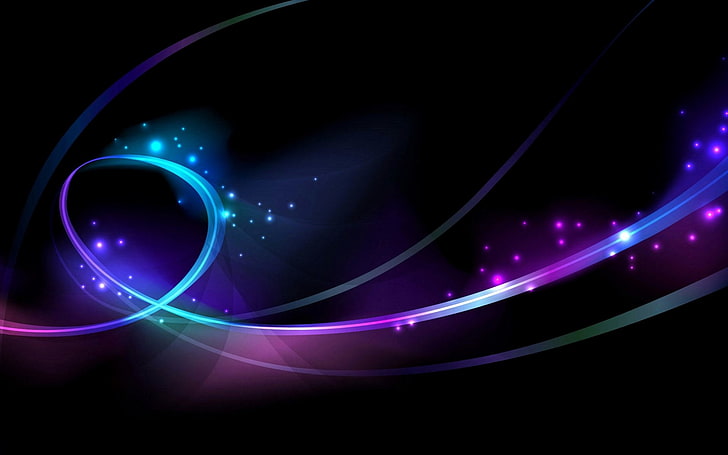 pink and blue wallpaper, Abstract, Cool, Purple, Sparkles, HD wallpaper