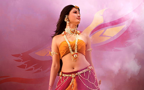 ภาพยนตร์เรื่อง Baahubali: The Beginning, Avanthika, Tamannaah Bhatia, วอลล์เปเปอร์ HD HD wallpaper