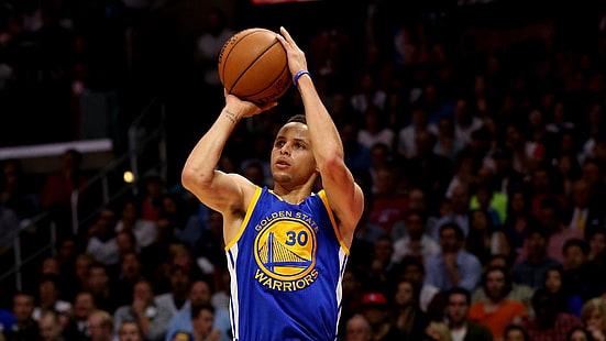 Stephen Curry, Stephen Curry, Golden State Warriors, basket, boll, HD tapet HD wallpaper