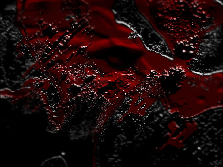 sangue sul muro Nero sangue scuro Rosso lucido HD, astratto, nero, rosso, scuro, sangue, muro, lucido, Sfondo HD