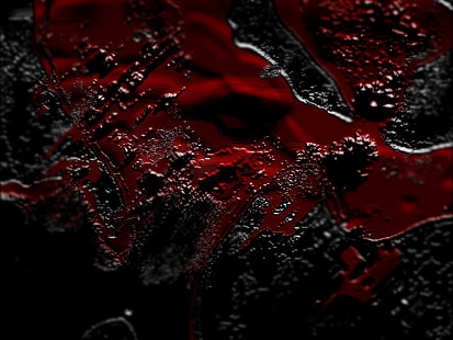 blood on the wall Black Blood dark Gloss red HD, abstract, black, red, dark, blood, wall, gloss, HD wallpaper HD wallpaper