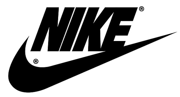 Logotipos, Nike, marca deportiva famosa, fondo blanco, logotipos, nike, marca deportiva famosa, fondo blanco, solo hazlo, Fondo de pantalla HD HD wallpaper