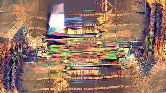 sztuka usterki, LSD, abstrakcja, Tapety HD HD wallpaper