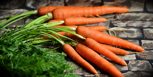 orange Karotten, Karotten, Gemüse, Ernte, HD-Hintergrundbild HD wallpaper