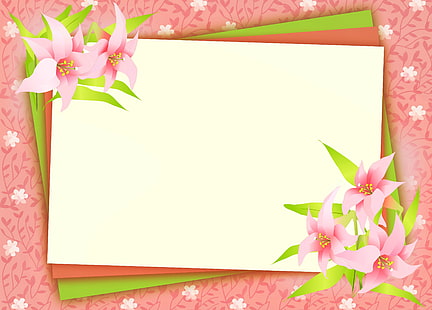 cartão postal, modelo, em branco, HD papel de parede HD wallpaper