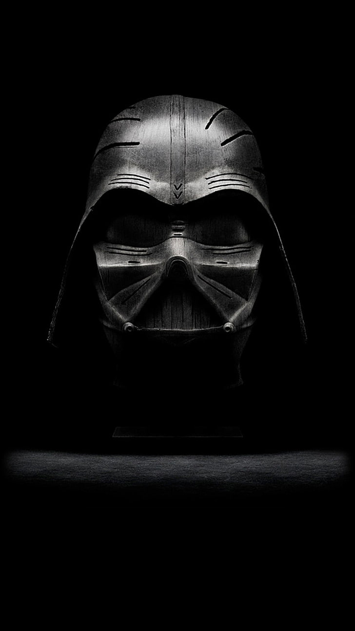 Popiersie Dartha Vadera z Gwiezdnych Wojen, Darth Vader, portret, Tapety HD, tapety na telefon