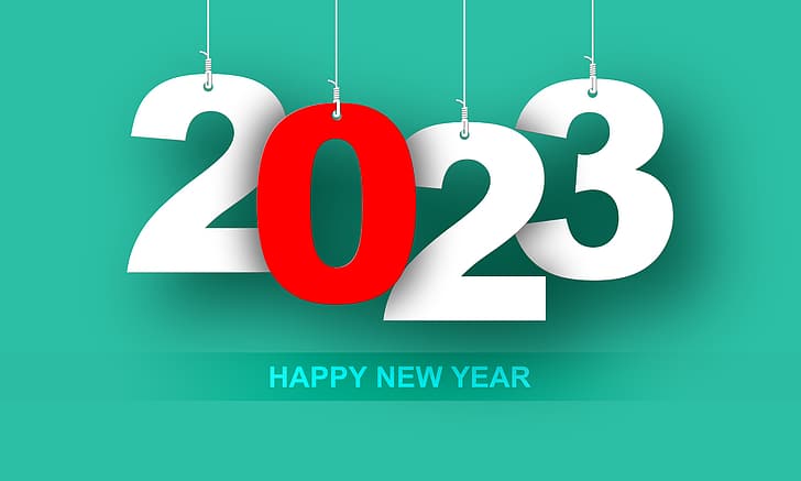 2023 (السنة) ، رأس السنة الجديدة، خلفية HD