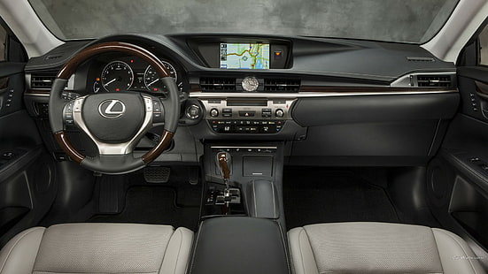Lexus ES350, Lexus, interior del automóvil, automóvil, vehículo, Fondo de pantalla HD HD wallpaper