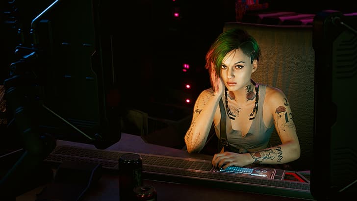 Cyberpunk 2077, permainan video, CD Projekt RED, Judy Alvarez, cyberpunk, Wallpaper HD