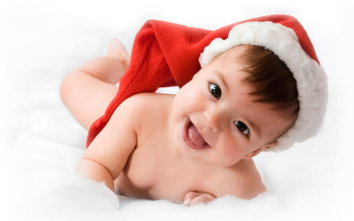 Sevimli Noel bebek, sevimli, yılbaşı, bebek, HD masaüstü duvar kağıdı