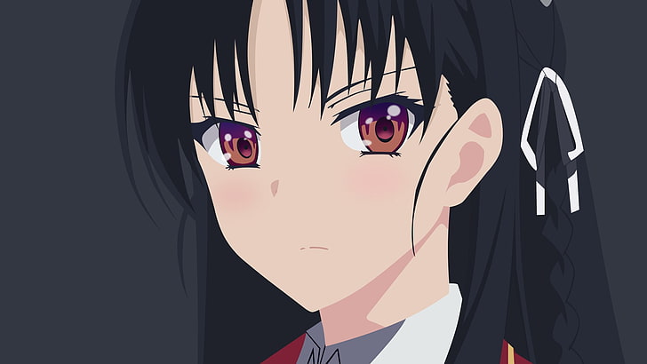 Horikita Suzune, длинные волосы, аниме девушки, школьная форма, аниме, брюнетка, Youkoso Jitsuryoku Shijou Shugi no Kyoushitsu e, HD обои