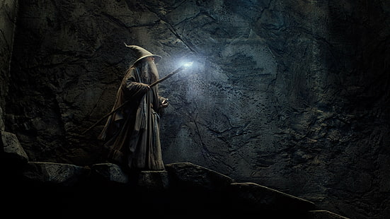 Gandalf, movies, The Lord of the Rings, The Hobbit, The Hobbit: The Desolation of Smaug, HD wallpaper HD wallpaper
