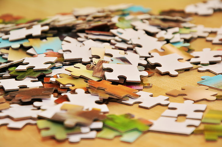 jigsaw puzzles, puzzles, conundrum, parts, HD wallpaper