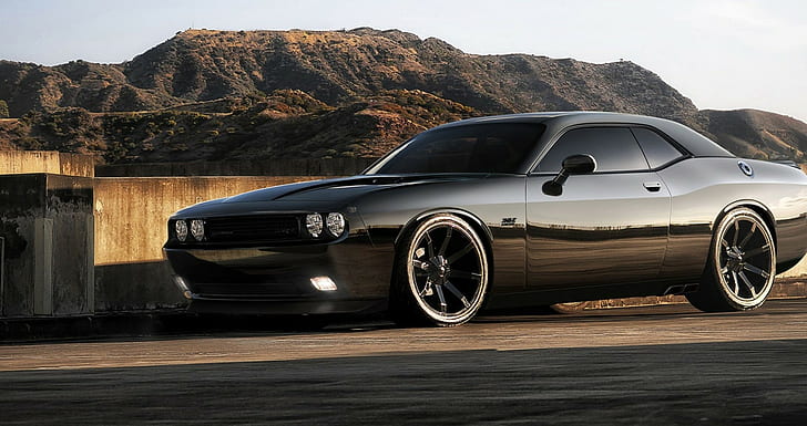 Dodge Challenger SRT, muscle cars, car, HD wallpaper