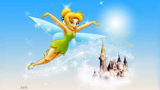 Disney Fairy Tinker Bell dibujos animados hadas imágenes HD fondo de pantalla y fondo 1920 × 1080, Fondo de pantalla HD HD wallpaper