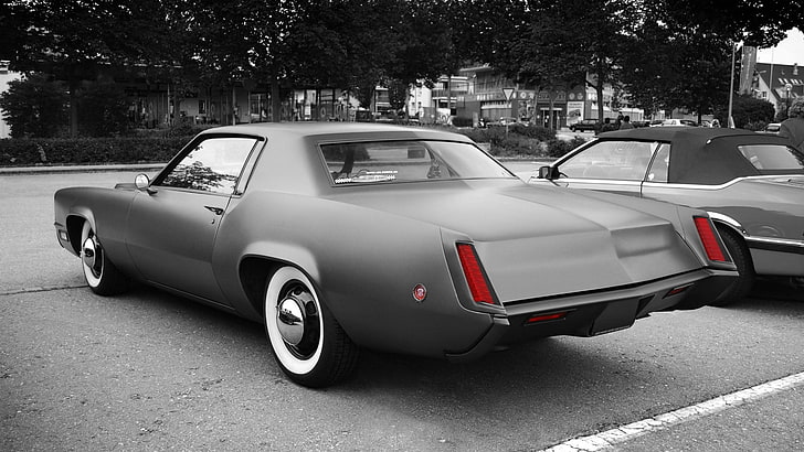 coupe abu-abu, Eldorado, Cadillac, Fleetwood, '1967, Wallpaper HD