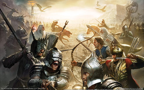The Lord of the Rings Battle Fight HD, ภาพยนตร์, การต่อสู้, แหวน, ลอร์ด, การต่อสู้, วอลล์เปเปอร์ HD HD wallpaper
