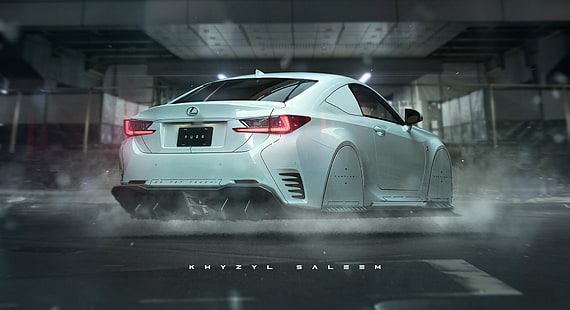 Khyzyl Saleem, รถยนต์, Lexus RC F, วอลล์เปเปอร์ HD HD wallpaper