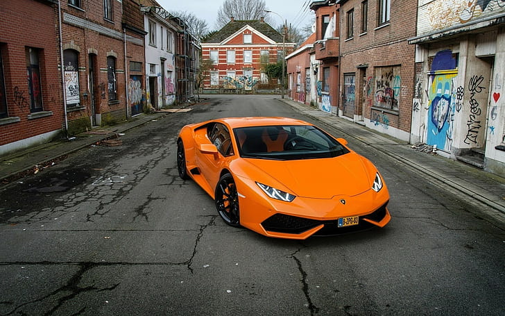 coche, Lamborghini, Lamborghini Huracan, Fondo de pantalla HD