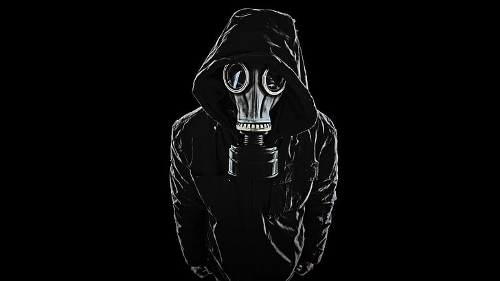 Man in Gas mask 4K 8k, Mask, Man, Gas, วอลล์เปเปอร์ HD