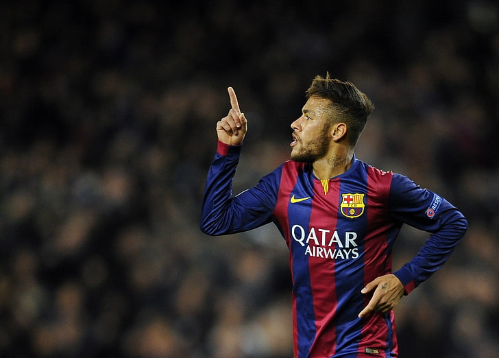 Neymar Junior, neymar, barcelona, ​​football, Fond d'écran HD