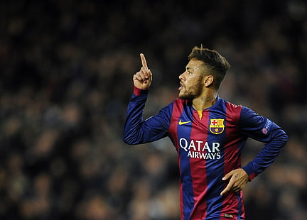 Neymar Junior, neymar, barcelona, ​​futebol, HD papel de parede HD wallpaper