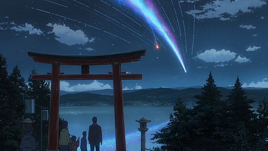 Makoto Shinkai, Kimi no Na Wa, Fondo de pantalla HD HD wallpaper