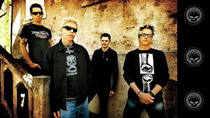 The Offspring HD, male band group, music, offspring, HD wallpaper