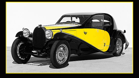 -2048x1152, 1930, black, car, yellow, HD wallpaper HD wallpaper