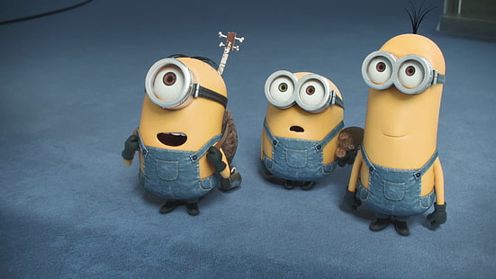 Movie, Minions, Bob (Minions), Kevin (Minions), Minions (Movie), Stuart (Minions), HD wallpaper HD wallpaper