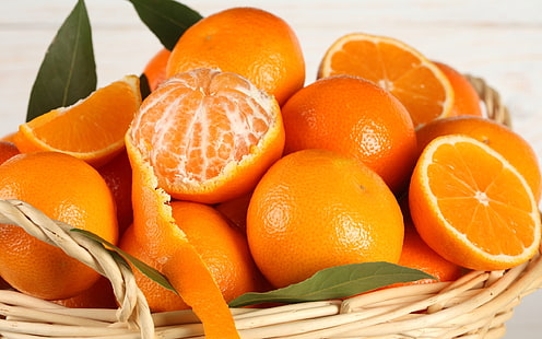 Schalen, Orangen, Zitrusfrüchte, Obst, HD-Hintergrundbild HD wallpaper