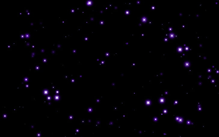 abstract, background, black, multicolor, purple, sparkles, stars, HD wallpaper
