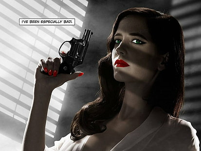 Sin Film: Öldürmek İçin Bir Dame, Eva Green, HD masaüstü duvar kağıdı HD wallpaper