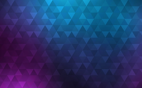 red and blue area rug, abstract, triangle, gradient, texture, digital art, HD wallpaper HD wallpaper