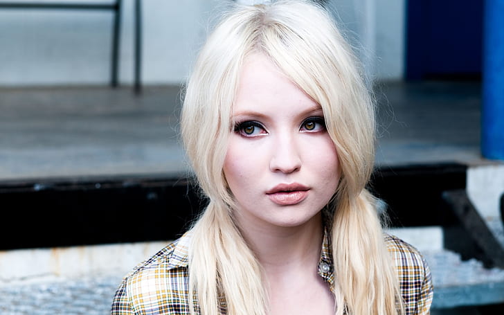 Emily Browning, actress, famous musicians, fashion model, celebrity, girl, HD wallpaper