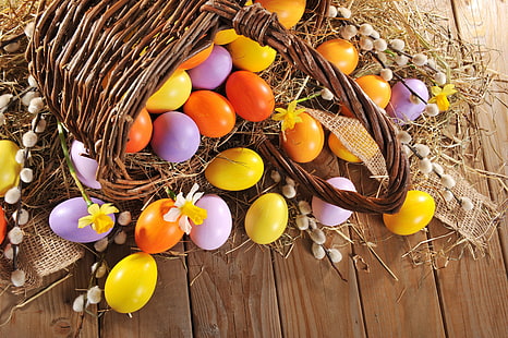 Easter, 4K, eggs, HD wallpaper HD wallpaper