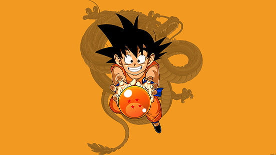Goku, Dragon Ball, Dragon Ball Z, Goku Filho, Goku Criança, anime, HD papel de parede HD wallpaper