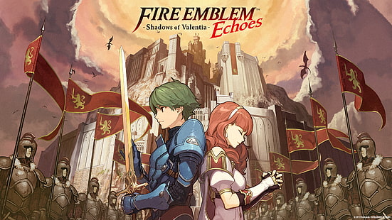  Video Game, Fire Emblem Echoes: Shadows of Valentia, Alm (Fire Emblem), Celica (Fire Emblem), HD wallpaper HD wallpaper