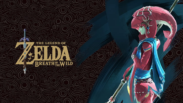 Zelda, a lenda de Zelda: Breath of the Wild, Mipha (a lenda de Zelda), HD papel de parede