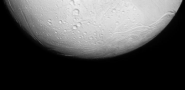 Sci Fi, Enceladus, Moon, Space, HD wallpaper