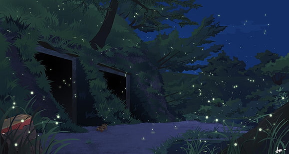 Movie, Grave of the Fireflies, HD wallpaper HD wallpaper