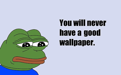 Memes, Pepe (meme), cita, triste, Fondo de pantalla HD HD wallpaper