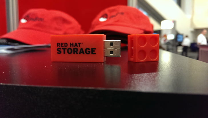 리눅스 빨간 모자 USB 사물함, HD 배경 화면